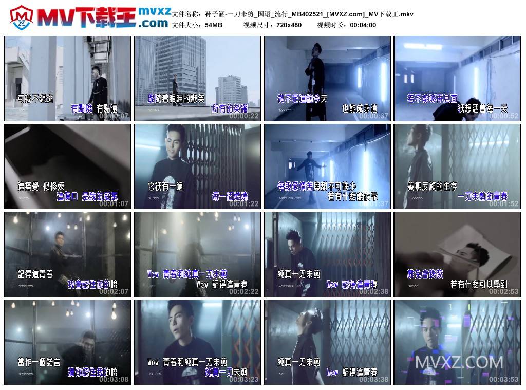 孙子涵-一刀未剪_国语_流行_MB402521